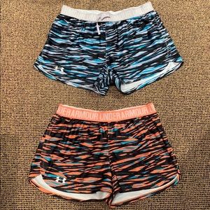 2 pair Under Armour Shorts - Sz Med